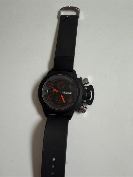 Source Unknown Other - MEGIA Black and Orange Men's Watch needs battery